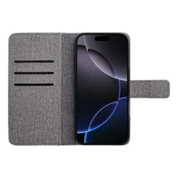 Galaxy A16 5G Plånboksfodral Gomma - Grå