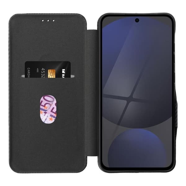 Galaxy A26 5G Plånboksfodal Folio Slide Magnet - Svart