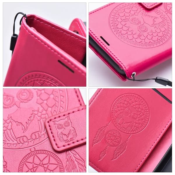 Galaxy S24 FE Plånboksfodral Mezzo - Dreamcatcher Magenta