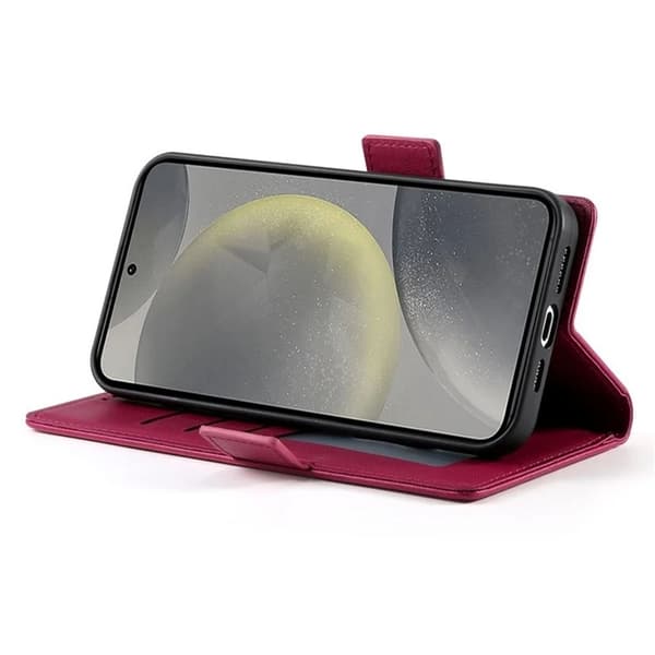 Galaxy S25 Plus Plånboksfodral - Röd