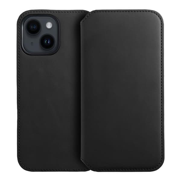 Galaxy S25 Plånboksfodral Dual Pocket - Svart