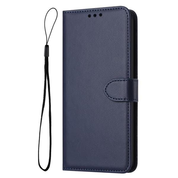 Galaxy S25 Plus Plånboksfodral Strap - Blå