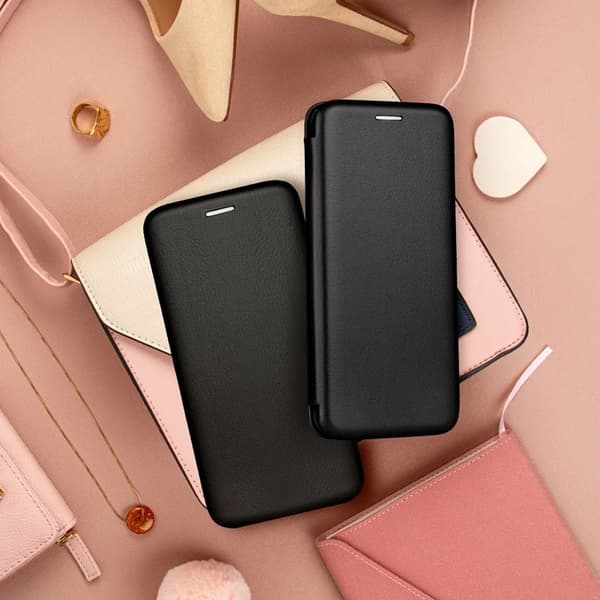 Galaxy S25 Plånboksfodral Elegance - Svart
