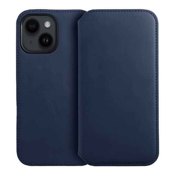 Galaxy S25 Plånboksfodral Dual Pocket - Marinblå
