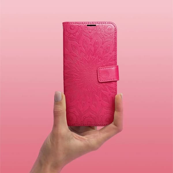 Galaxy S25 Plånboksfodral Mezzo - Mandala Magenta