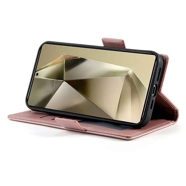 Galaxy S25 Ultra Plånboksfodral - Rosa Guld