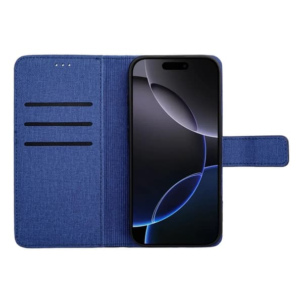 Galaxy S25 Ultra Plånboksfodral Gomma - Blå