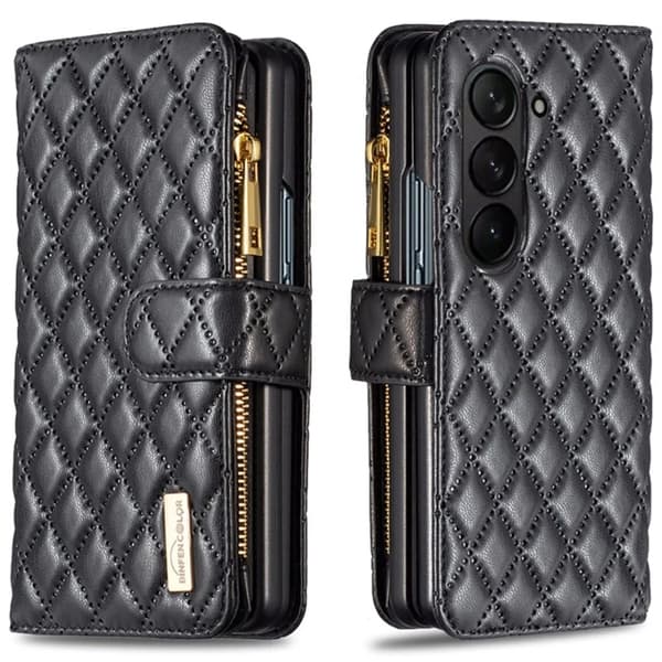 Galaxy Z Fold 6 5G Plånboksfodral Binfen Color - Svart