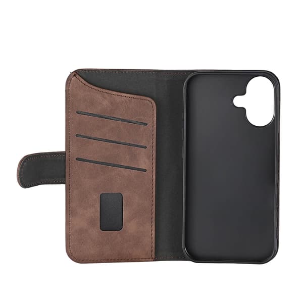 GEAR iPhone 16 Plus Plånboksfodral MagSafe - Brun