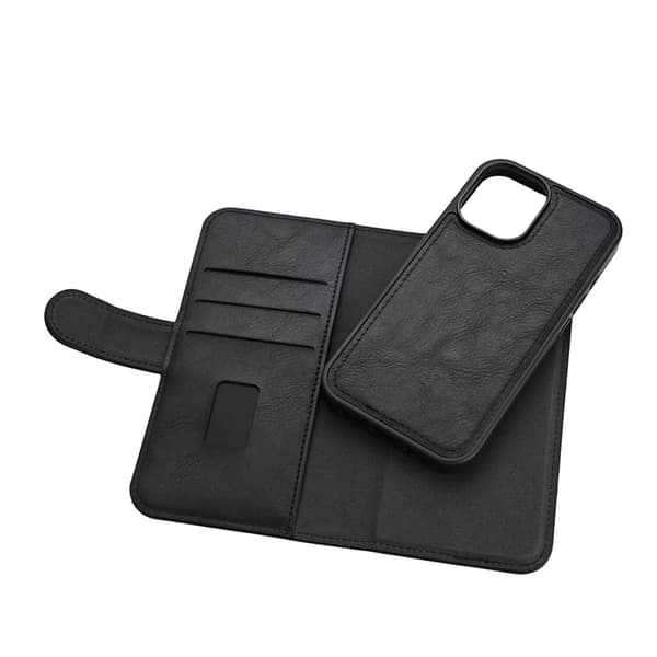 GEAR iPhone 16 Plånboksfodral MagSafe 2-i-1 - Svart