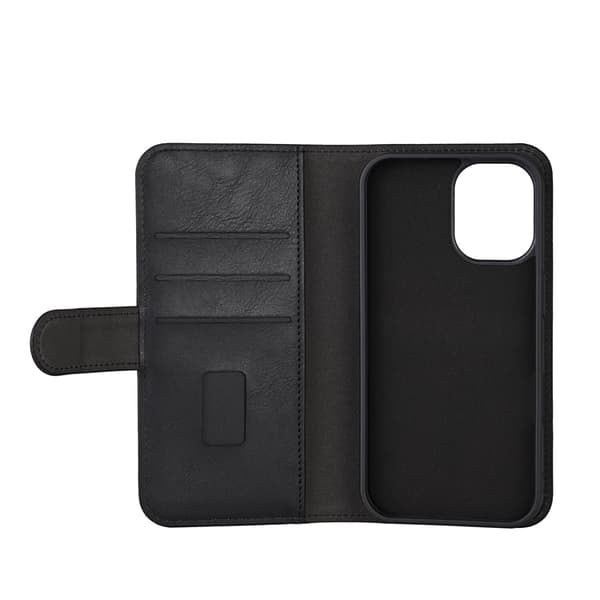 GEAR iPhone 16 Plånboksfodral MagSafe 2-i-1 - Svart