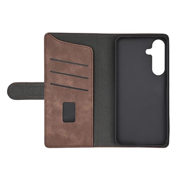 Gear Galaxy S25 Plus Plånboksfodral 3 Kortfack Återvunnen - Brun