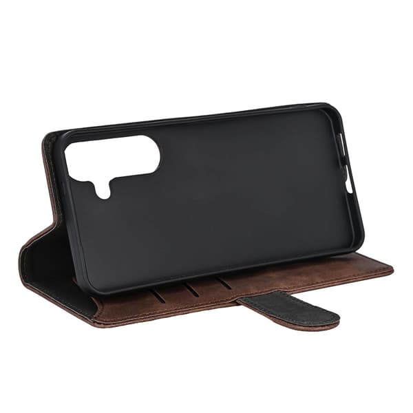 Gear Galaxy S25 Plus Plånboksfodral 3 Kortfack Återvunnen - Brun