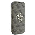 Miniatyrbild 5 av 8: Guess iPhone 16 Plånboksfodral 4G Metal Logo - Brun