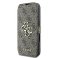 Miniatyrbild 6 av 8: Guess iPhone 16 Plånboksfodral 4G Metal Logo - Brun
