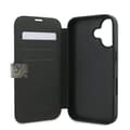 Miniatyrbild 7 av 8: Guess iPhone 16 Plånboksfodral 4G Metal Logo - Brun