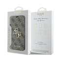 Miniatyrbild 8 av 8: Guess iPhone 16 Plånboksfodral 4G Metal Logo - Brun
