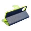Miniatyrbild 3 av 4: iPhone 16 Plus Plånboksfodral Fancy - Navy/lime