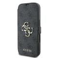 Miniatyrbild 6 av 8: Guess iPhone 16 Pro Plånboksfodral 4G Metal Logo - Svart