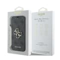 Miniatyrbild 8 av 8: Guess iPhone 16 Pro Plånboksfodral 4G Metal Logo - Svart