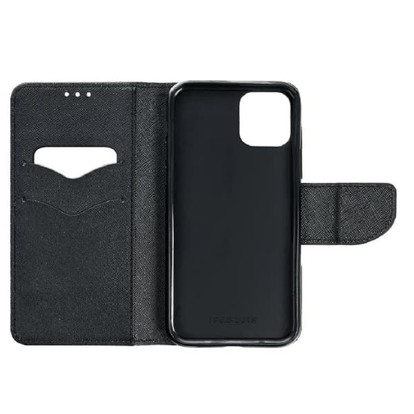 iPhone 16 Plus Plånboksfodral Fancy - Svart