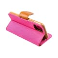 Miniatyrbild 4 av 9: iPhone 16 Plus Plånboksfodral Canvas - Rosa