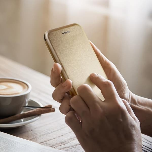 iPhone 16 Plus Plånboksfodral Elegance - Guld