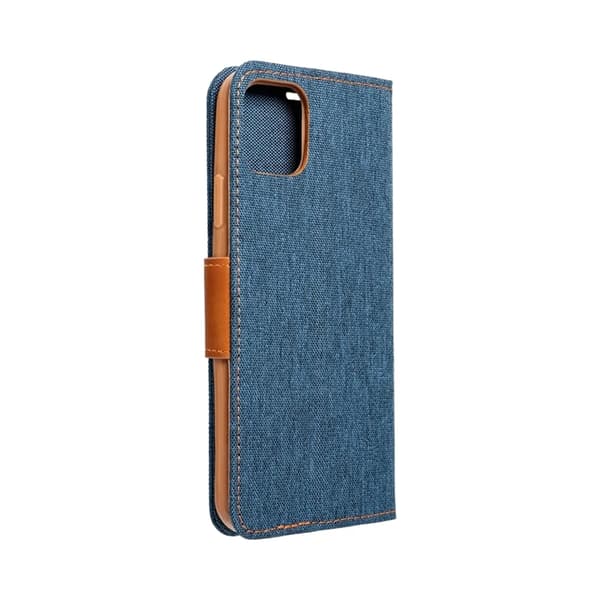 iPhone 16 Plus Plånboksfodral Canvas - Marinblå