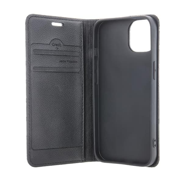 iPhone 16 Plus Plånboksfodral Smart Caro - Svart
