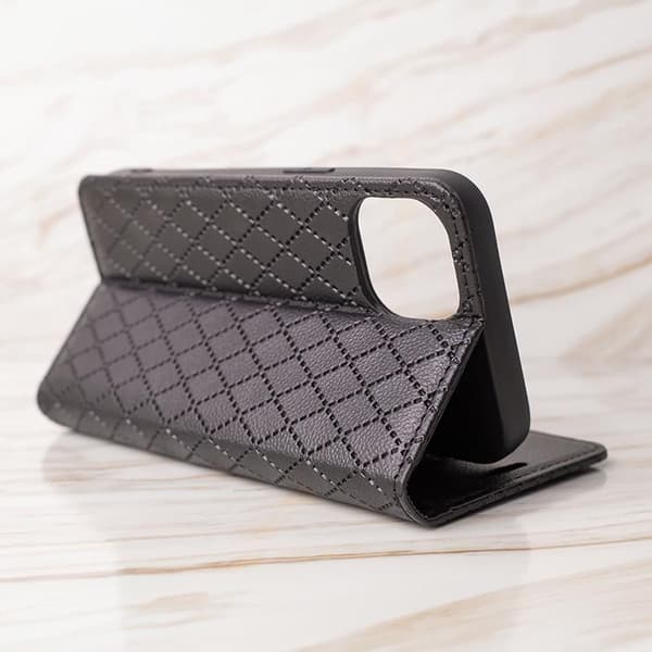 iPhone 16 Plus Plånboksfodral Smart Caro - Svart
