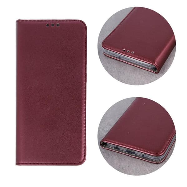 iPhone 16 Plus Plånboksfodral Smart Magnetisk - Burgundy