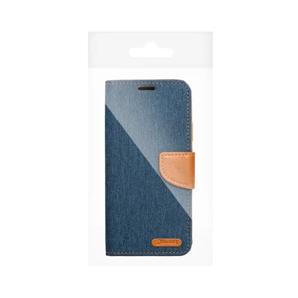 iPhone 16 Plånboksfodral Canvas - Marinblå