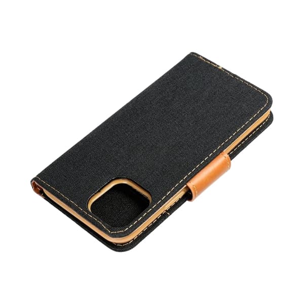 iPhone 16 Plånboksfodral Canvas - Svart