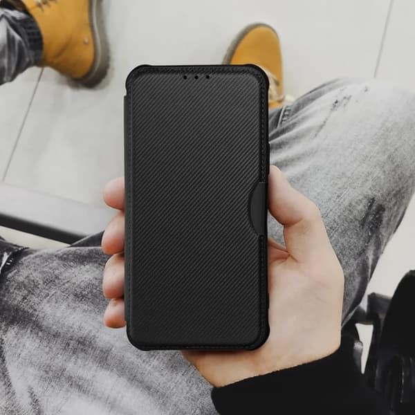 iPhone 16 Plånboksfodral Razor - Svart
