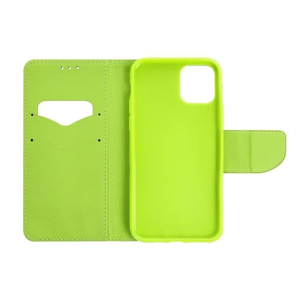 iPhone 16 Plånboksfodral Fancy - Navy/Lime
