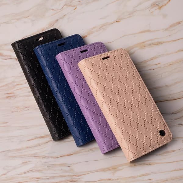 iPhone 16 Plånboksfodral Smart Caro - Marinblå