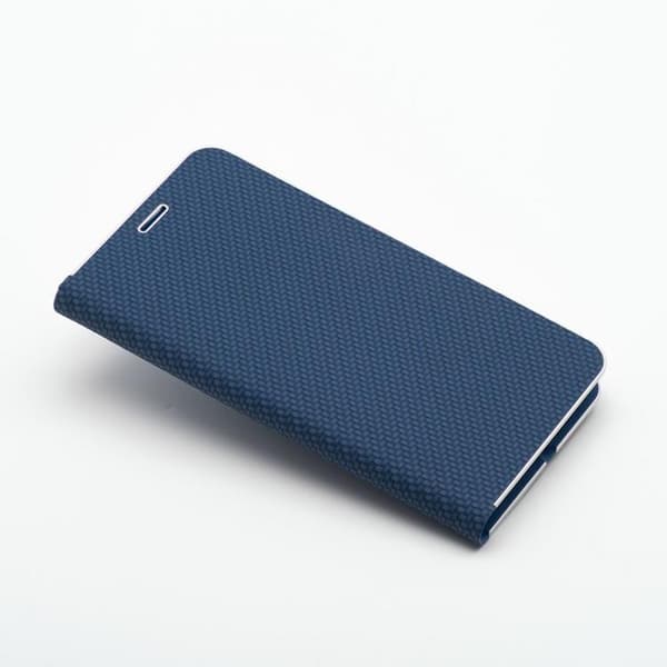 iPhone 16 Plånboksfodral Luna Carbon - Blå