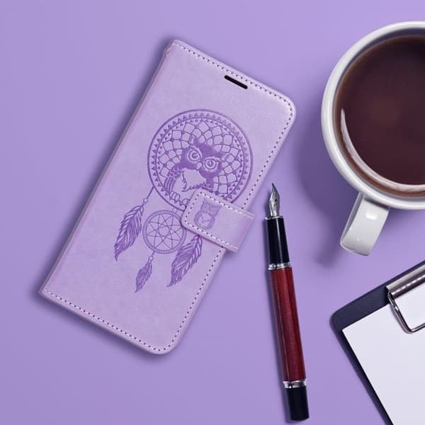 iPhone 16 Plånboksfodral Mezzo Dreamcatcher - Lila
