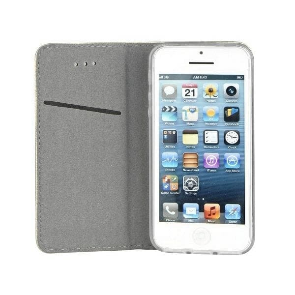 iPhone 16 Plånboksfodral Smart Magnet - Svart