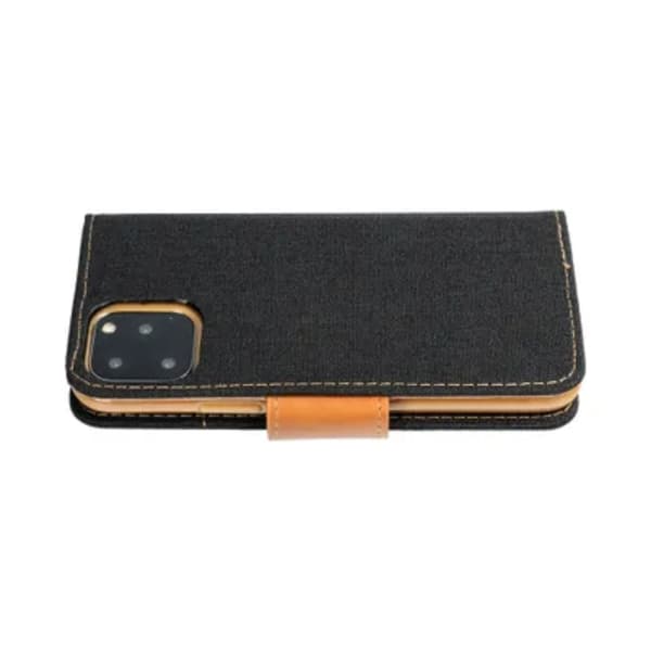 iPhone 16 Pro Max Plånboksfodral Canvas - Svart