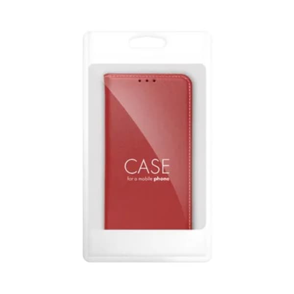 iPhone 16 Plånboksfodral Smart Pro Läder - Burgundy