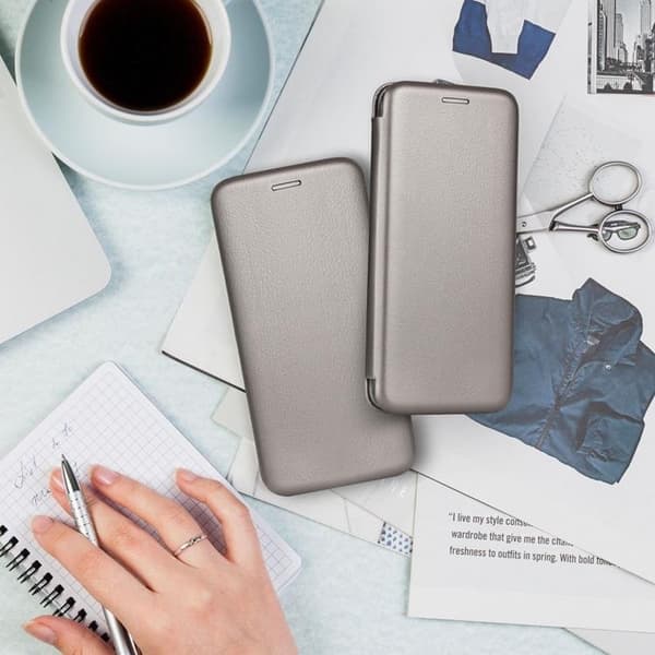 iPhone 16 Pro Max Plånboksfodral Elegance - Grå