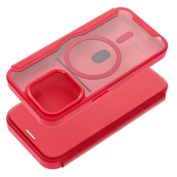 iPhone 16 Pro Max Plånboksfodral MagSafe Smart - Röd