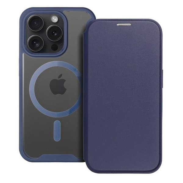 iPhone 16 Pro Max Plånboksfodral MagSafe Smart - Blå