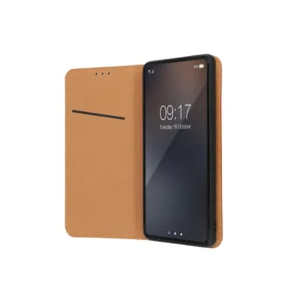 iPhone 16 Pro Max Plånboksfodral Smart Pro Läder - Brun