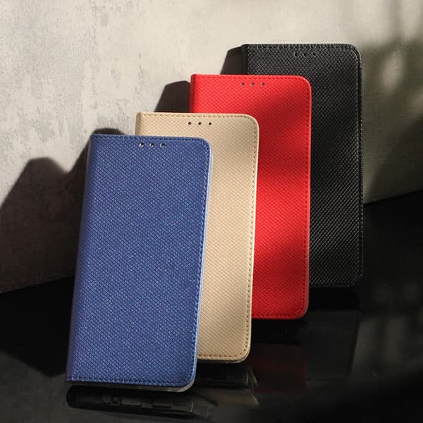 iPhone 16 Pro Plånboksfodral Smart Magnet - Röd