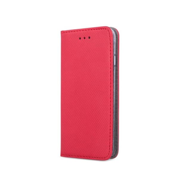iPhone 16 Pro Plånboksfodral Smart Magnet - Röd