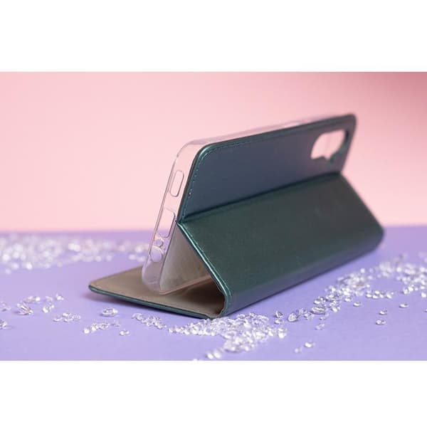 iPhone 16e Plånboksfodral Smart Magnetisk - Mörkgrön