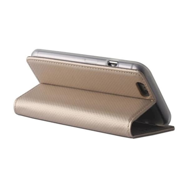 iPhone 16e Plånboksfodral Smart Magnet - Guld