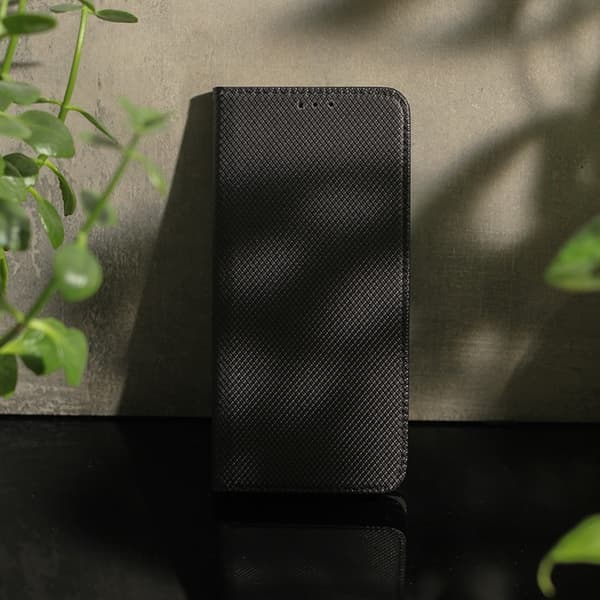 iPhone 16e Plånboksfodral Smart Magnet - Svart
